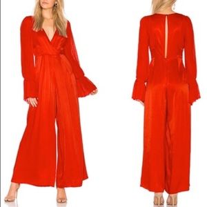 TAKING OFFERS: Free people red v neck one piece size 6